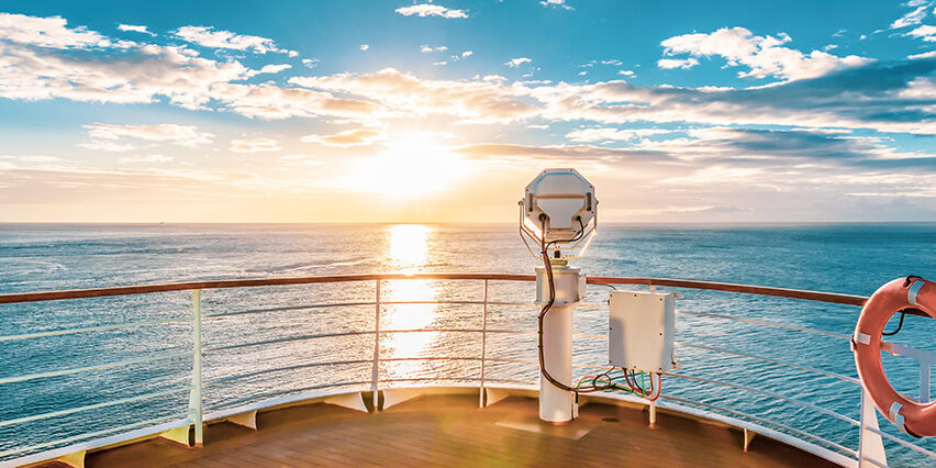 Kreuzfahrt Schiff Wasser Meer