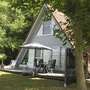 A-Frame-Ferienhaus mit Terrasse im Grünen im Ferienpark Ronshausen