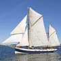 Segellogger Belle Amie auf der Elbe beim Hafengeburtstag Hamburg 2026.