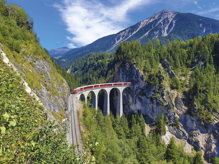 Durch die Albula-Bernina Region zu Palmen 